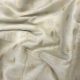 Cream Pure Banarasi Moonga Silk Fabric With Zari Motifs (Dyeable)