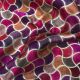 Multicolor Pure Brocade Banarasi Silk Fabric
