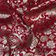 Red Khinkhwab Pure Banarasi Brocade Silk Fabric