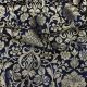 Navy Blue Khinkhwab Pure Banarasi Brocade Silk Fabric