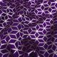 Purple Pure Brocade Banarasi Silk Fabric Geometric Design