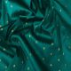 Rama Green Taffeta Fabric with Zari Motifs 54 Inches Width