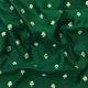 Green Floral Motifs Pure Brocade Banarasi Raw Silk Fabric