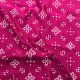 Rani Pink Nysa Fabric with Bandhani Foil Print