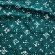 Emerald Green Nysa Fabric with Bandhani Foil Print
