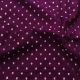 Purple Floral Banarasi Brocade Pure Silk Fabric