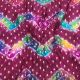 Coral Pink Tie-Dye Crush Banarasi Brocade Pure Silk Fabric