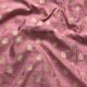 Light Pink Floral Motifs Banarasi Pure Silk Fabric