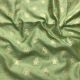 Pista Green Floral Motifs Banarasi Pure Silk Fabric