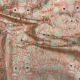 Peach Khinkhwab Pure Banarasi Brocade Silk Fabric