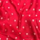  Red Floral Motifs Pure Banarasi Raw Silk Fabric 