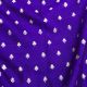  Purple Floral Motifs Pure Banarasi Raw Silk Fabric 