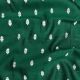  Green Floral Motifs Pure Banarasi Raw Silk Fabric 