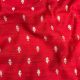  Red Floral Motifs Pure Banarasi Raw Silk Fabric With Border 