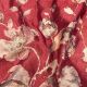  Pink Floral Printed Shimmer Pure Tissue Fabric 