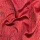  Red Stripes Pure Banarasi Raw Silk Fabric  