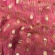  Pink Pure Banarasi Crush Tissue Fabric  