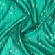 Green Stripes Banarasi Cotton Fabric  