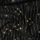  Black Stripes Banarasi Cotton Fabric  
