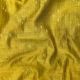  Mustard Yellow Stripes Banarasi Cotton Fabric  
