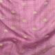  Pink Motifs Banarasi Moonga Silk Kota Fabric  