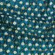  Firozee Blue Bandhani Crush Banarasi Pure Silk Fabric 