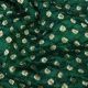  Green Bandhani Crush Banarasi Pure Silk Fabric 