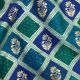  Blue Jacquard Patola Printed Fabric 