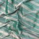  Green Pure Banarasi Tissue Fabric With Border 