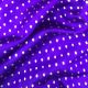  Purple Polka Design Pure Banarasi Silk Fabric 