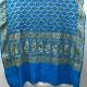 Sky Blue Banarasi Pure Silk Bandhani Dupatta With Zari Border