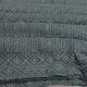 Dark Grey Dupion Silk Fabric with Thread / Sequins Embroidery