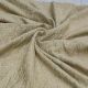 Beige Dupion Silk Fabric with Thread Embroidery