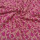 Rani Pink Dupion Silk Fabric with Premium Embroidery
