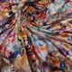 Peach 60 Inches Velvet Brasso Fabric with Self Design