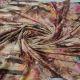 Beige 60 Inches Velvet Brasso Fabric with Self Design