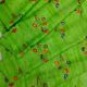 Green Pure Cotton Fabric with Floral Khadi Print