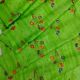 Green Pure Cotton Fabric with Floral Khadi Print