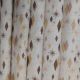Natural Jute Cotton Fabric with Floral Print