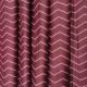 Maroon Glace Cotton Printed Fabric with Chevron Design