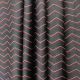 Grey Glace Cotton Printed Fabric with Chevron Design