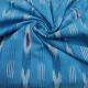 Firozee Blue Ikat Handloom Cotton Fabric