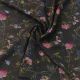 Greenish Grey Georgette Fabric with Multi Color Floral Print