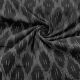 Black Ikat Handloom Cotton Fabric