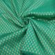 Rama Green Brocade Silk Fabric with Floral Zari Design