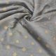Grey Banarasi Silk Fabric with Self Design and Zari Motifs