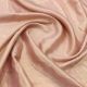 Peachish Pink / Nude Satin Georgette Fabric with Gold Foil Shimmer