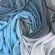 Blue / Grey 4 Colors Ombre Shaded Georgette Fabric