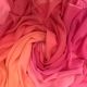 Peach / Pink 4 Colors Ombre Shaded Georgette Fabric