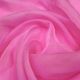 Pink Viscose Organza Fabric